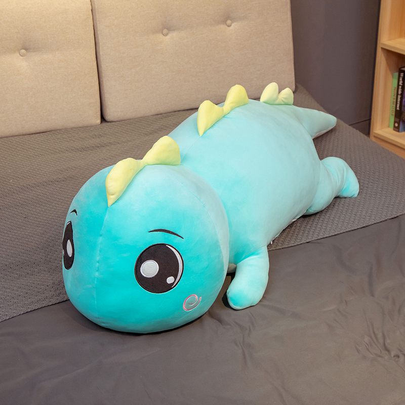 Giant Big Eyes Dinosaur Plush Toy Soft Stuffed Cartoon Animal Dinosaur Doll Girlfriend Sleeping Pillow Baby Kids Boy Friend Gift