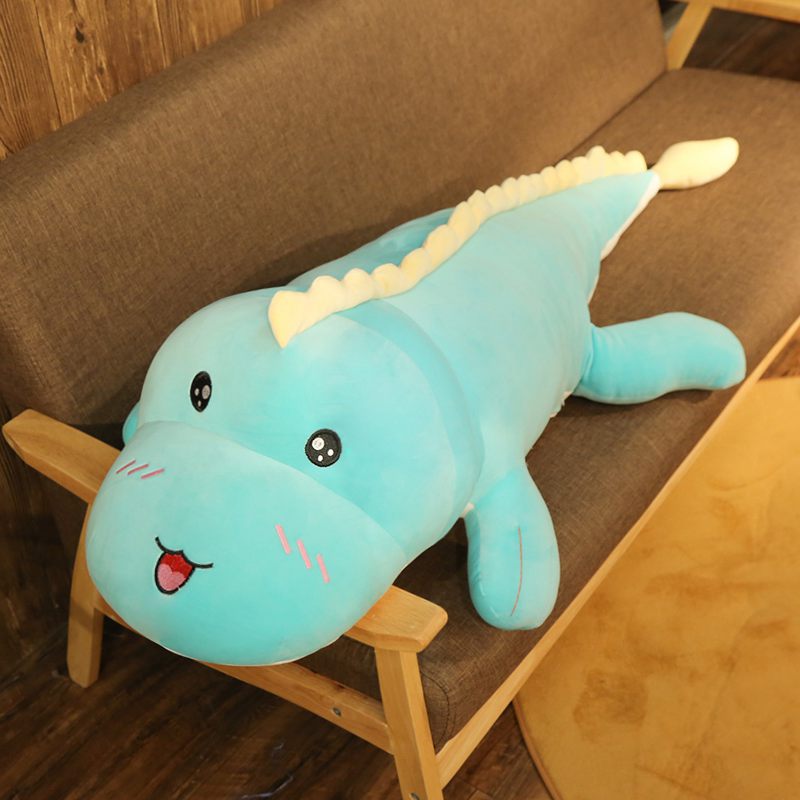 Giant Big Eyes Dinosaur Plush Toy Soft Stuffed Cartoon Animal Dinosaur Doll Girlfriend Sleeping Pillow Baby Kids Boy Friend Gift